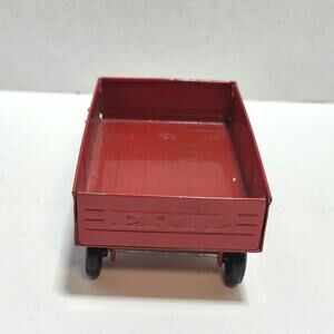 ERTL Diecast Little Red Trailer Wagon with Articulated Hitch Vintage 1980s